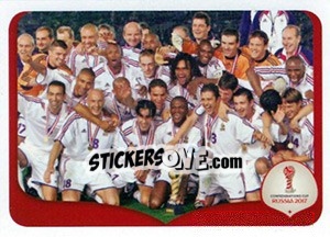 Sticker Japan 0 x 1 France - 2001