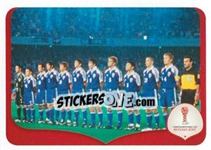 Sticker Japan 0 x 1 France - 2001 - FIFA Confederation Cup Russia 2017 n. 265 - Panini