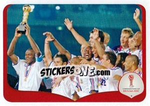 Sticker Japan 0 x 1 France - 2001 - FIFA Confederation Cup Russia 2017 n. 266 - Panini