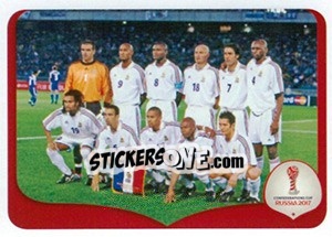 Sticker Japan 0 x 1 France - 2001 - FIFA Confederation Cup Russia 2017 - Panini