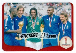 Cromo Cameroon 0 x 1 France - 2003 - FIFA Confederation Cup Russia 2017 - Panini