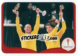 Sticker USA 2 x 3 Brazil - 2009 - FIFA Confederation Cup Russia 2017 n. 277 - Panini