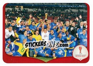 Sticker USA 2 x 3 Brazil - 2009 - FIFA Confederation Cup Russia 2017 - Panini