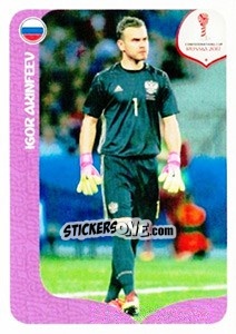 Sticker Igor Akinfeev - FIFA Confederation Cup Russia 2017 n. P1 - Panini