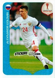 Sticker Aleksandr Golovin - FIFA Confederation Cup Russia 2017 - Panini