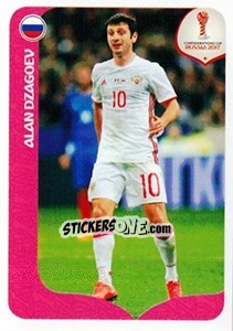 Sticker Alan Dzagoev - FIFA Confederation Cup Russia 2017 - Panini