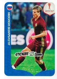Sticker Aleksandr Kokorin - FIFA Confederation Cup Russia 2017 n. P7 - Panini