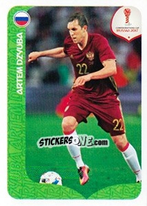Sticker Artem Dzyuba - FIFA Confederation Cup Russia 2017 n. P8 - Panini