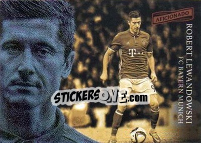 Sticker Robert Lewandowski - Aficionado Soccer 2017 n. 1 - Panini