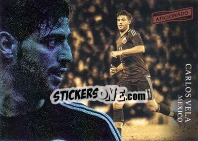 Sticker Carlos Vela - Aficionado Soccer 2017 n. 4 - Panini
