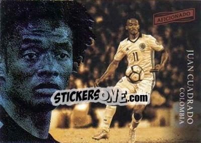 Sticker Juan Cuadrado - Aficionado Soccer 2017 n. 9 - Panini
