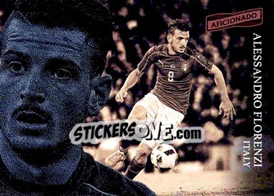 Sticker Alessandro Florenzi - Aficionado Soccer 2017 - Panini