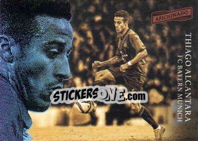 Sticker Thiago Alcantara - Aficionado Soccer 2017 n. 15 - Panini