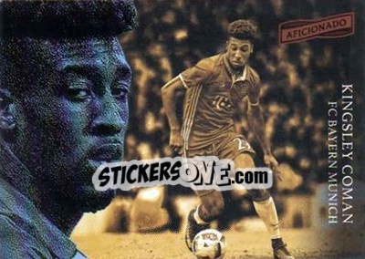 Sticker Kingsley Coman - Aficionado Soccer 2017 - Panini
