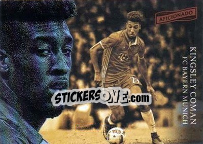 Sticker Kingsley Coman - Aficionado Soccer 2017 n. 20 - Panini