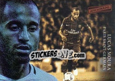 Sticker Lucas Moura - Aficionado Soccer 2017 n. 29 - Panini