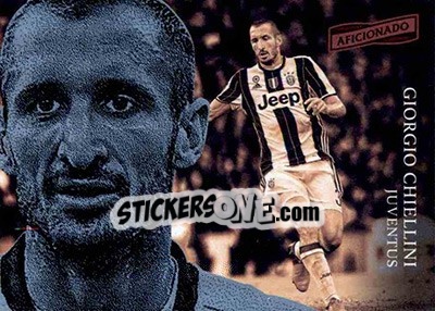 Sticker Giorgio Chiellini - Aficionado Soccer 2017 n. 33 - Panini
