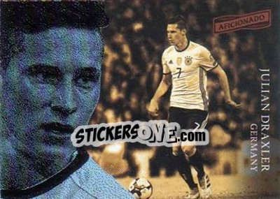 Sticker Julian Draxler - Aficionado Soccer 2017 n. 37 - Panini