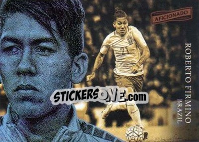 Sticker Roberto Firmino - Aficionado Soccer 2017 n. 43 - Panini