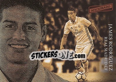 Sticker James Rodriguez - Aficionado Soccer 2017 n. 44 - Panini