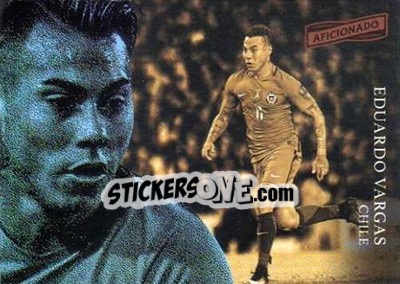 Sticker Eduardo Vargas - Aficionado Soccer 2017 - Panini