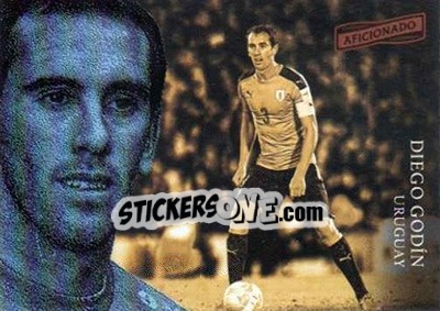 Sticker Diego Godin - Aficionado Soccer 2017 n. 62 - Panini