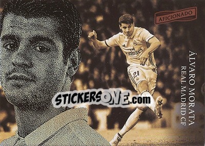 Sticker Alvaro Morata - Aficionado Soccer 2017 - Panini