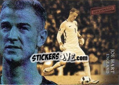 Sticker Joe Hart - Aficionado Soccer 2017 n. 64 - Panini