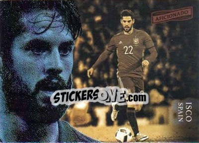 Sticker Isco - Aficionado Soccer 2017 n. 68 - Panini