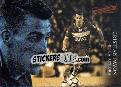 Sticker Cristian Pavon - Aficionado Soccer 2017 n. 70 - Panini