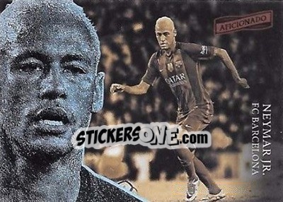 Sticker Neymar Jr - Aficionado Soccer 2017 n. 77 - Panini