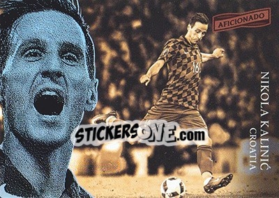 Sticker Nikola Kalinic - Aficionado Soccer 2017 n. 80 - Panini