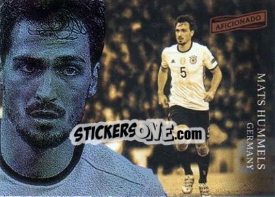 Sticker Mats Hummels - Aficionado Soccer 2017 n. 84 - Panini
