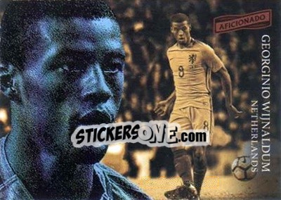 Sticker Georginio Wijnaldum - Aficionado Soccer 2017 n. 88 - Panini