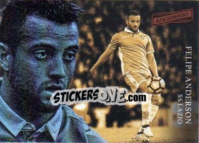 Sticker Felipe Anderson - Aficionado Soccer 2017 n. 90 - Panini