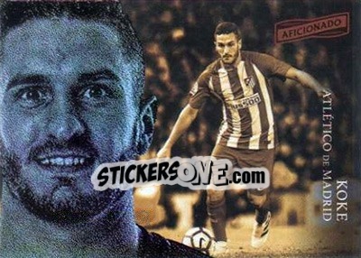 Sticker Koke - Aficionado Soccer 2017 n. 94 - Panini
