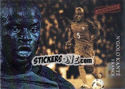 Sticker N'Golo Kante - Aficionado Soccer 2017 n. 96 - Panini