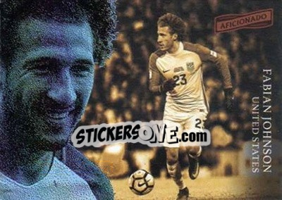 Sticker Fabian Johnson - Aficionado Soccer 2017 n. 99 - Panini