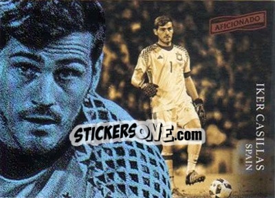 Sticker Iker Casillas - Aficionado Soccer 2017 n. 103 - Panini