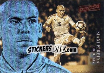 Sticker Maxi Pereira - Aficionado Soccer 2017 n. 117 - Panini