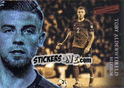 Sticker Toby Alderweireld - Aficionado Soccer 2017 n. 123 - Panini