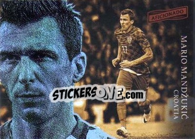 Sticker Mario Mandzukic - Aficionado Soccer 2017 n. 125 - Panini