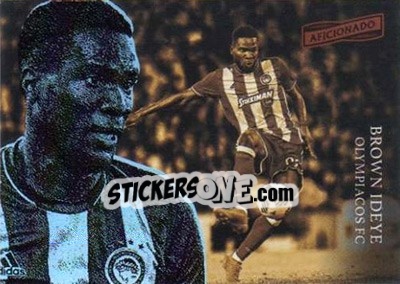 Sticker Brown Ideye - Aficionado Soccer 2017 n. 130 - Panini