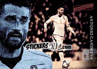 Sticker Antonio Candreva - Aficionado Soccer 2017 - Panini