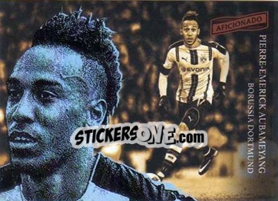 Sticker Pierre-Emerick Aubameyang - Aficionado Soccer 2017 - Panini