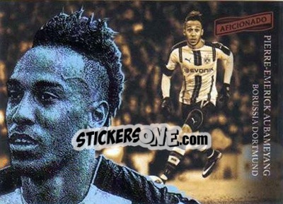 Sticker Pierre-Emerick Aubameyang - Aficionado Soccer 2017 n. 133 - Panini