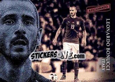 Sticker Leonardo Bonucci - Aficionado Soccer 2017 - Panini
