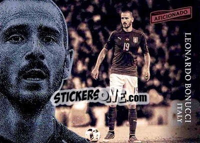 Sticker Leonardo Bonucci - Aficionado Soccer 2017 n. 135 - Panini