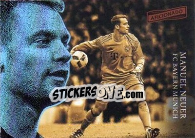 Sticker Manuel Neuer - Aficionado Soccer 2017 n. 136 - Panini