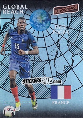 Sticker Paul Pogba - Aficionado Soccer 2017 n. 151 - Panini
